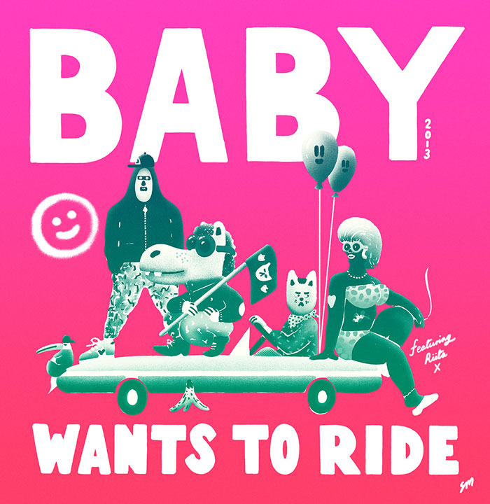 Baby wants to ride